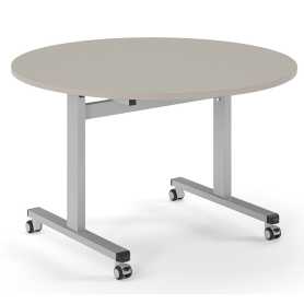 Circular Tilt Top Folding Meeting Conference Table