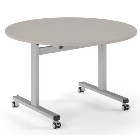 Circular Tilt Top Folding Meeting Conference Table
