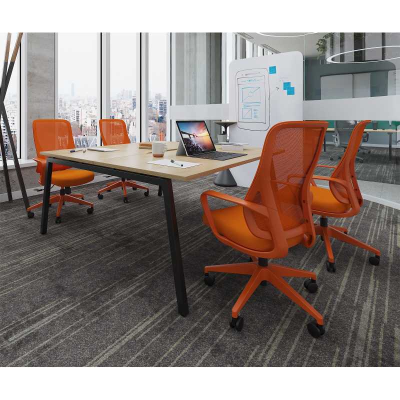 Connex Angled Leg Back to Back Desk