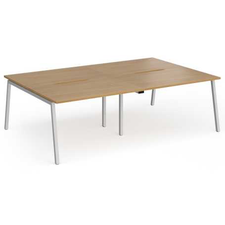 Connex Angled Leg Double Back to Back Desk