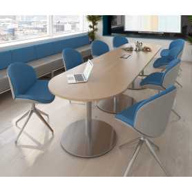 Wayvee Chair with Chrome Pyramid Base