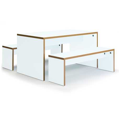 Slab 25 Table and Benches