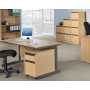 Maestro Contract 25 Straight Desk with Double Pedestal