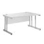 Momento Wave desks with a Cantilever frame