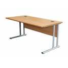 Rectangular Office Desks, Cantilever frame or Panel End